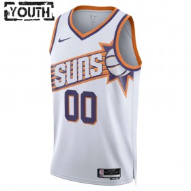 Maillot Basket Enfant Phoenix Suns Personnalisé 2023-24 Nike Association Edition Blanc Swingman